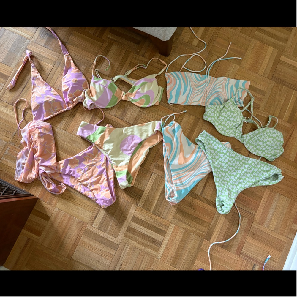 Aurelle bikinis and one sarong!